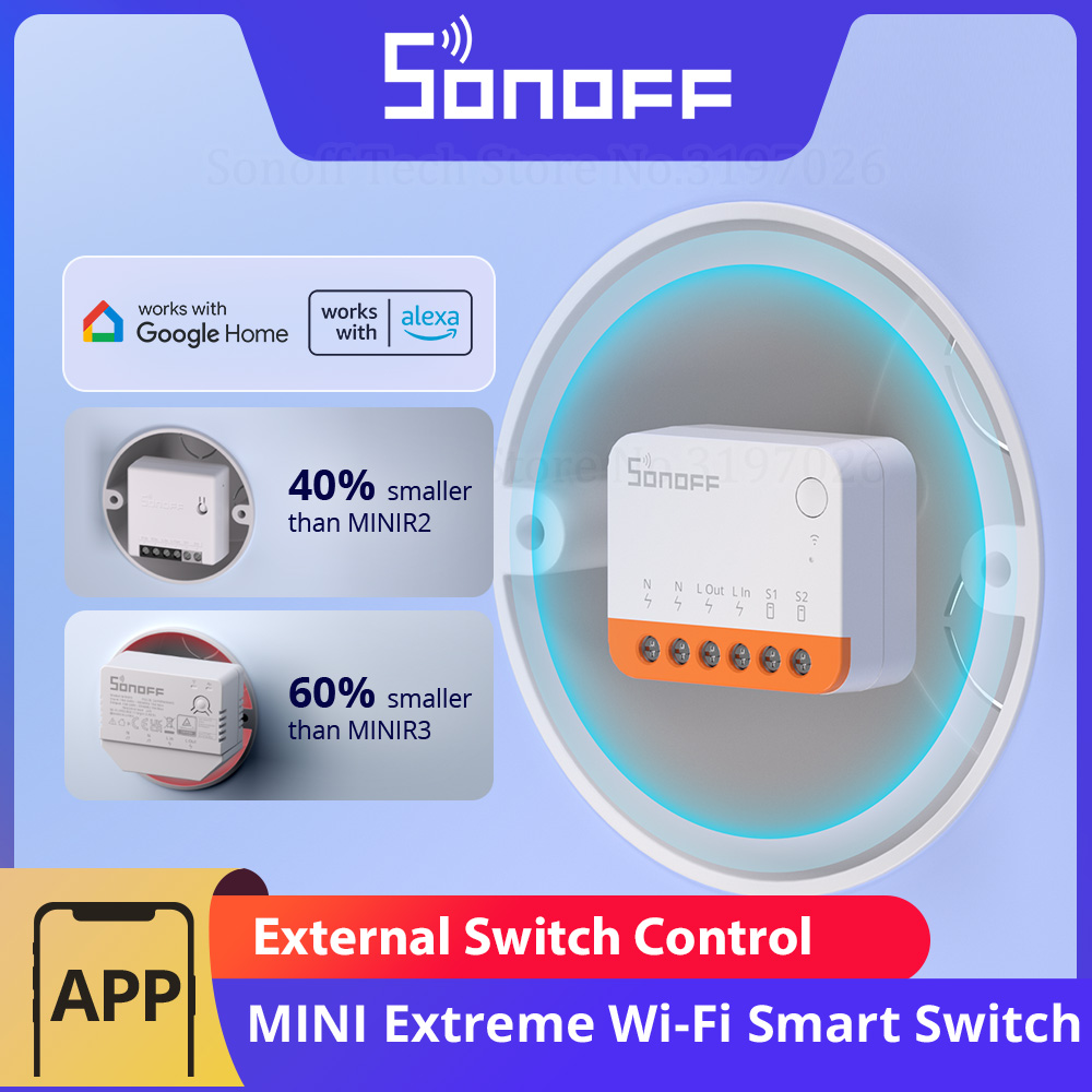 Sonoff Basic - SONOFF-MINIR4 익스트림 와이파이 스마트 스위치, 분리