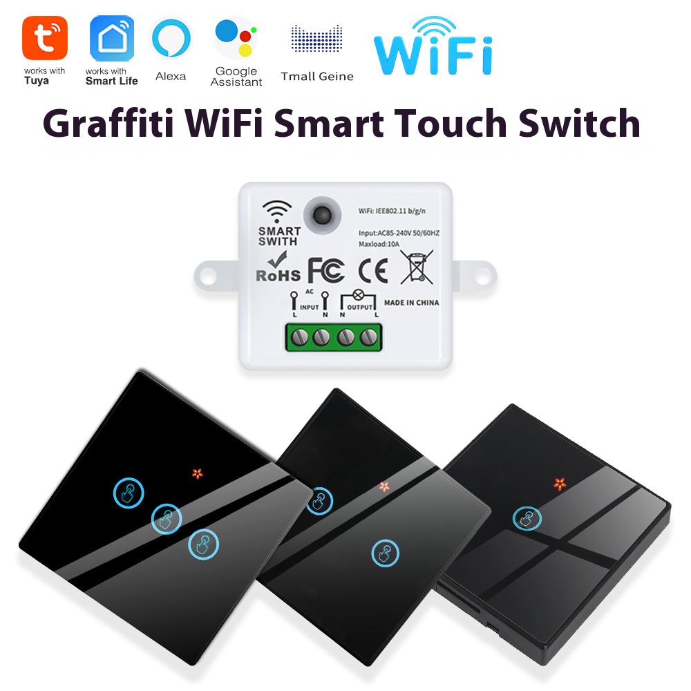 Smart Relay Tuya - Tuya 스마트 스위치오프 장치는 무선 터치,