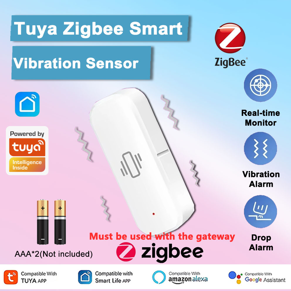 Home Assistant Tuya - Tuya Zigbee 스마트 진동 센서 감지