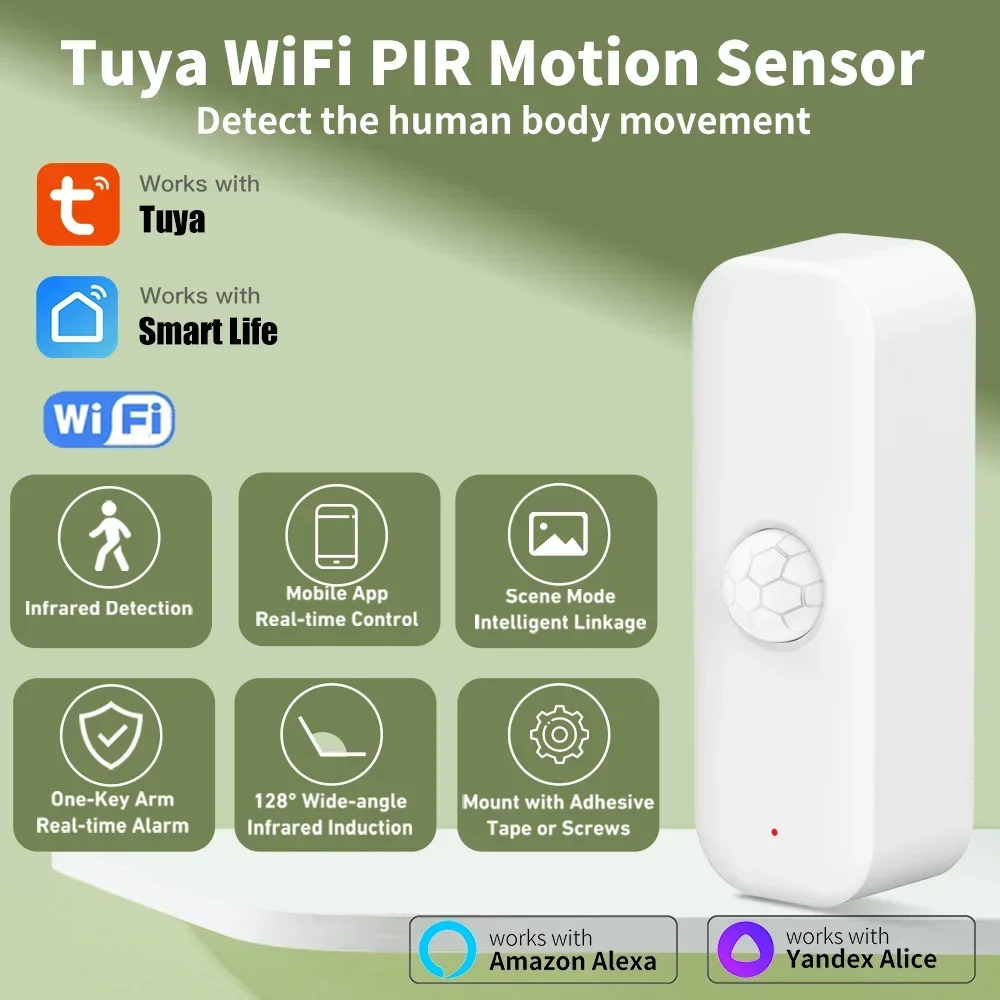Home Assistant Tuya - 투야 와이파이 모션 센서 PIR 스마트