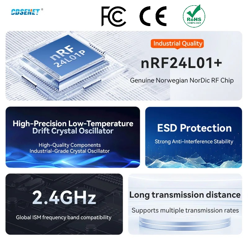2pcs nRF24L01+ PA LNA 2.4GHz 무 - Smart Home Module Iot 리뷰 및 가격
