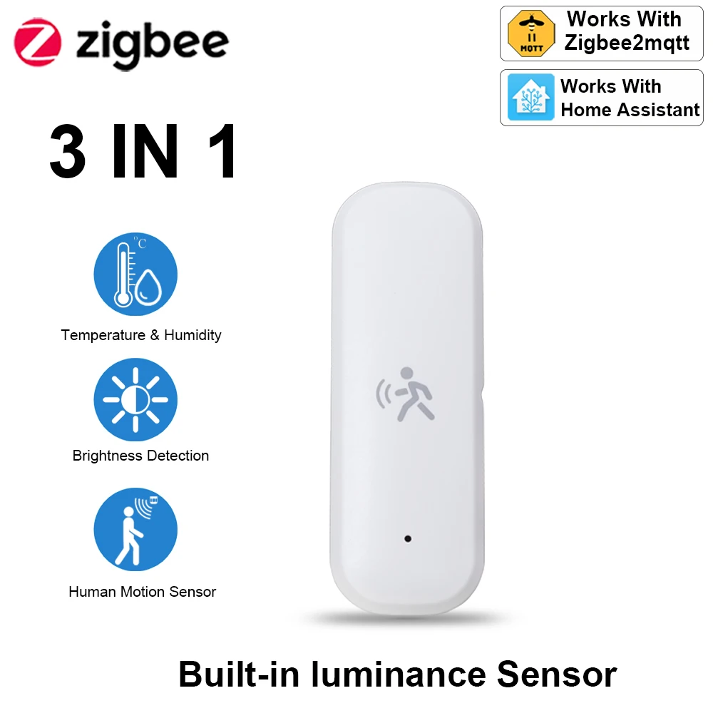 온도 및 습도 센서 보안 도난 방지 기능이 있는 Zig - Home Assistant Tuya 리뷰 및 가격