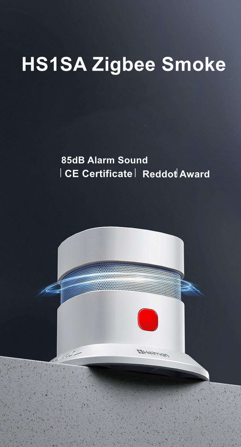 Tuya 스마트 지그비 연기 감지기 85dB 큰 소리  - Home Assistant Tuya 리뷰 및 가격