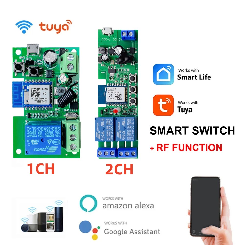 Alexa 스마트 스위치 Tuya 스마트 홈 1CH 2 - Tuya 4 Channel 리뷰 및 가격