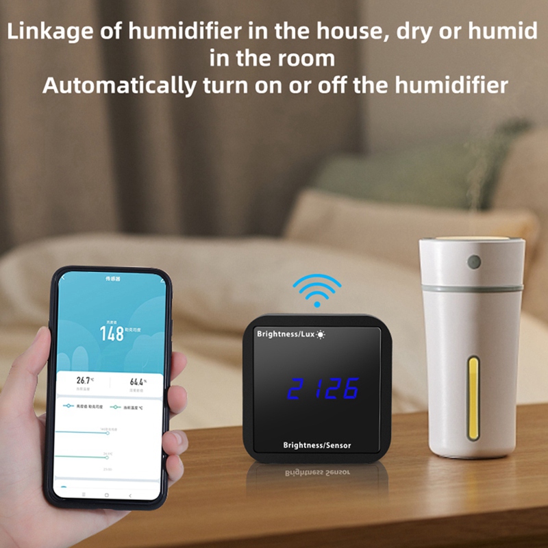 Tuya ZigBee 광 센서 밝기 감지기(온도 습도  - Tuya Smart 리뷰 및 가격