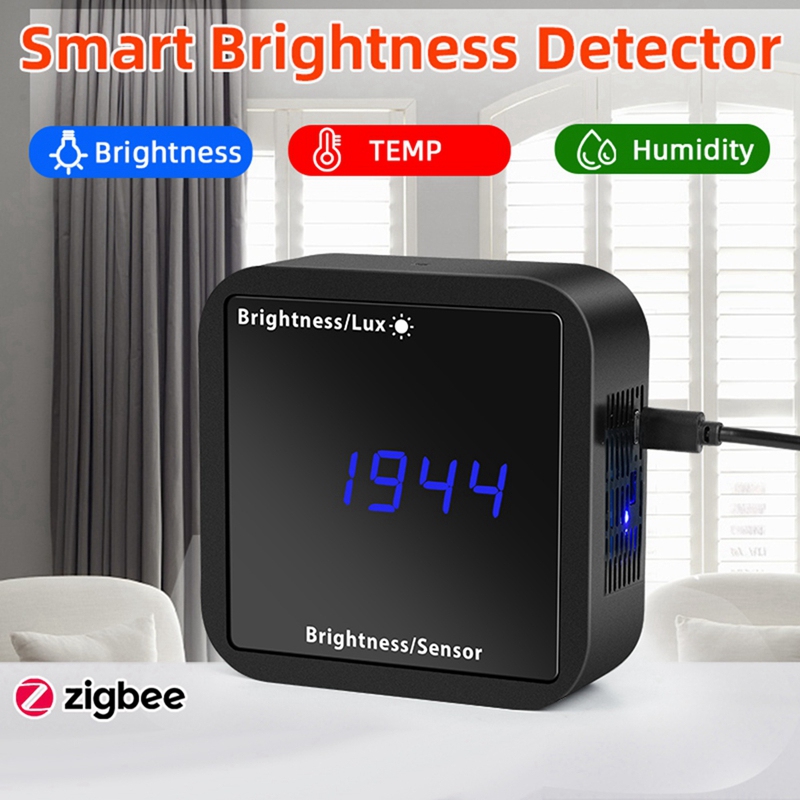 Tuya ZigBee 광 센서 밝기 감지기(온도 습도  - Tuya Smart 리뷰 및 가격