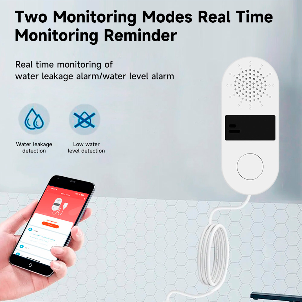 투야 와이파이 누수 감지기, 소리 및 빛 알람, 130 - Home Assistant Tuya 리뷰 및 가격