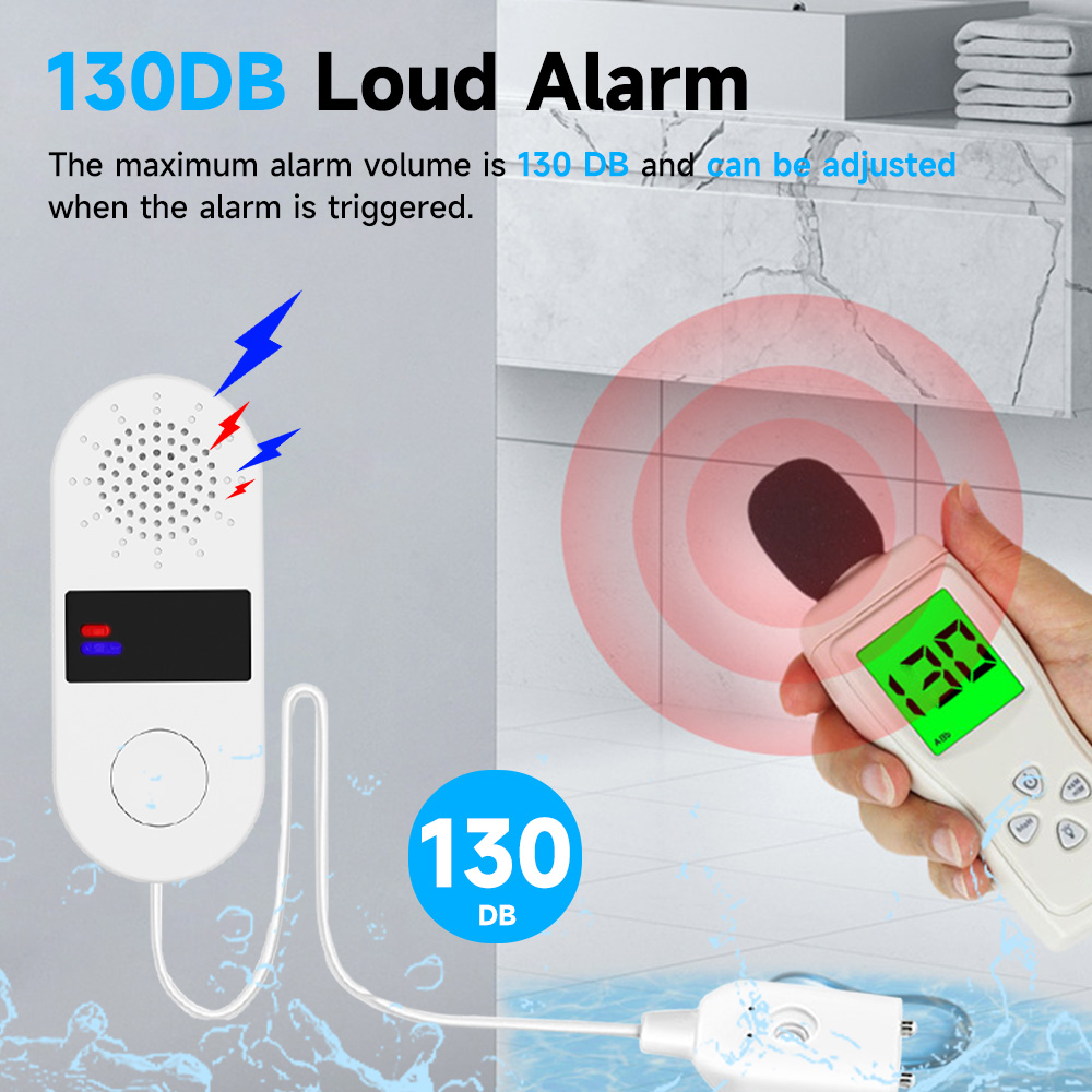 투야 와이파이 누수 감지기, 소리 및 빛 알람, 130 - Home Assistant Tuya 리뷰 및 가격