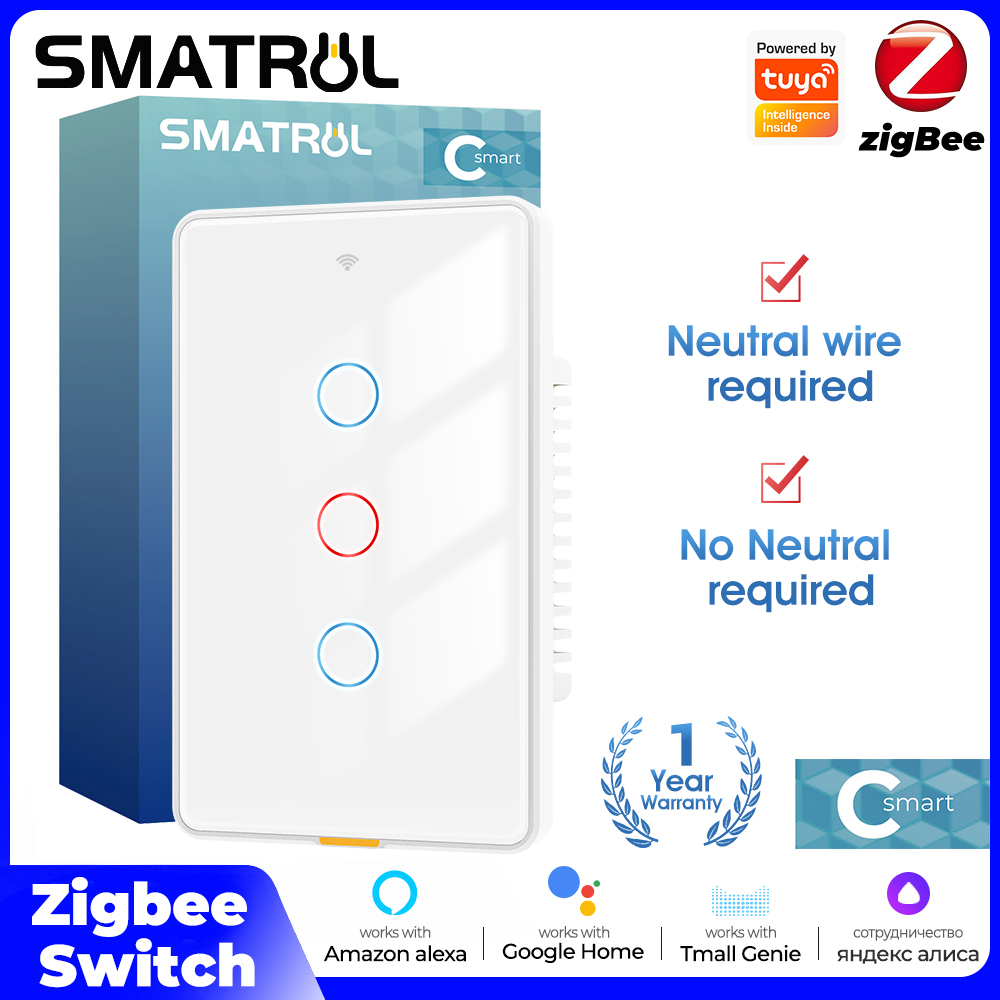 투야 지그비 스마트 라이트 터치 스위치 무중성선 벽걸이 - Smart Relay Tuya 리뷰 및 가격