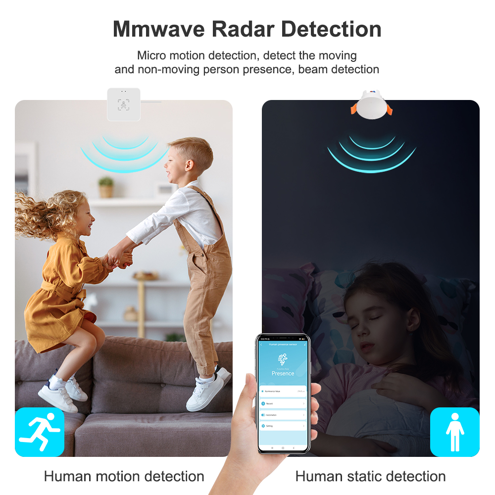ZigBee MmWave 레이더 인체 감지 모션 센서, - Tasmota 리뷰 및 가격