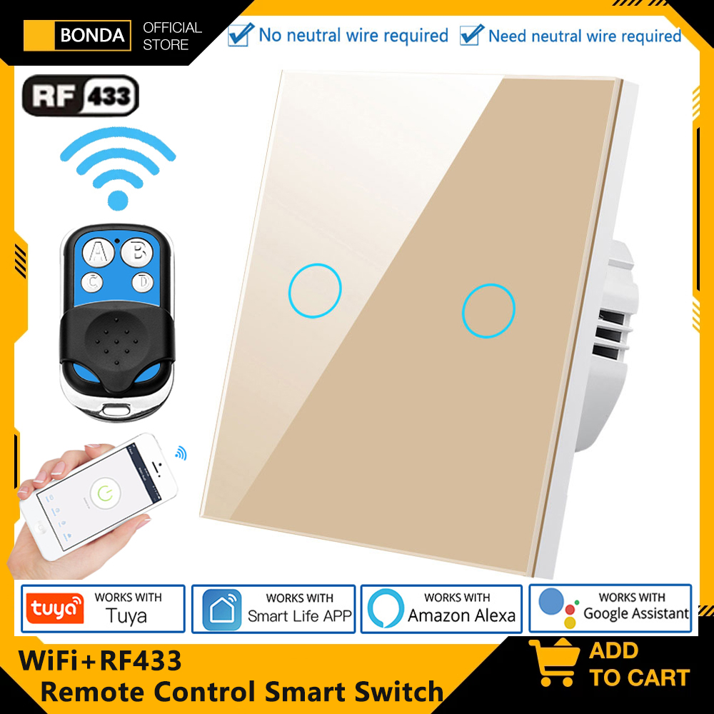Tuya EU WiFi + RF433 스마트 원격 제어 - Smart Relay Tuya 리뷰 및 가격