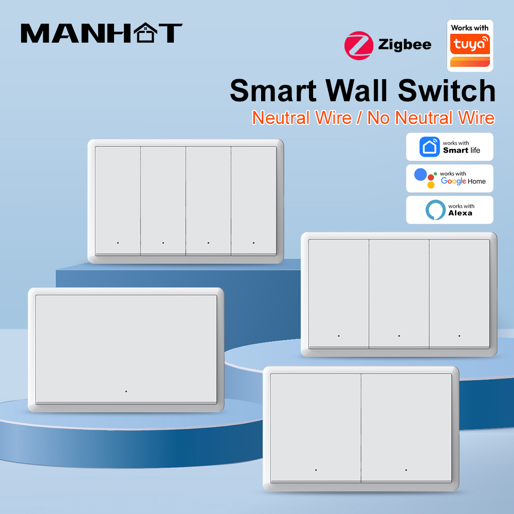 MANHOT ZigBee3.0 스마트 스위치 중성선 없 - Smart Relay Tuya 리뷰 및 가격